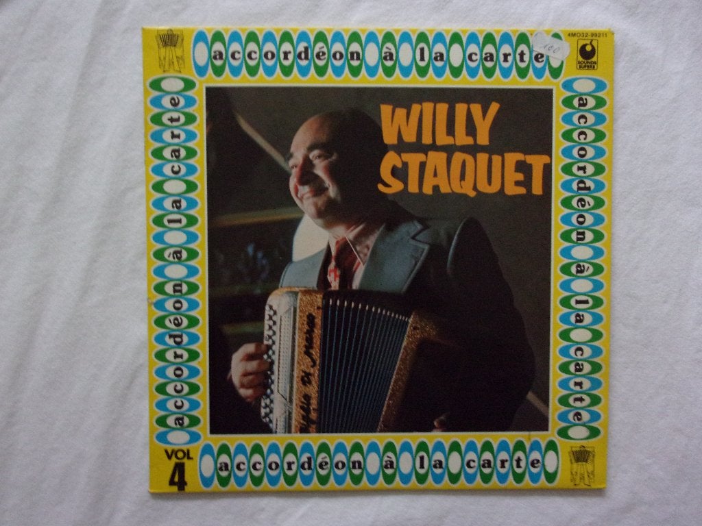 Willy Staquet - Accordeon a la carte vol 4 LP, Ophalen of Verzenden, Gebruikt, 12 inch, LP