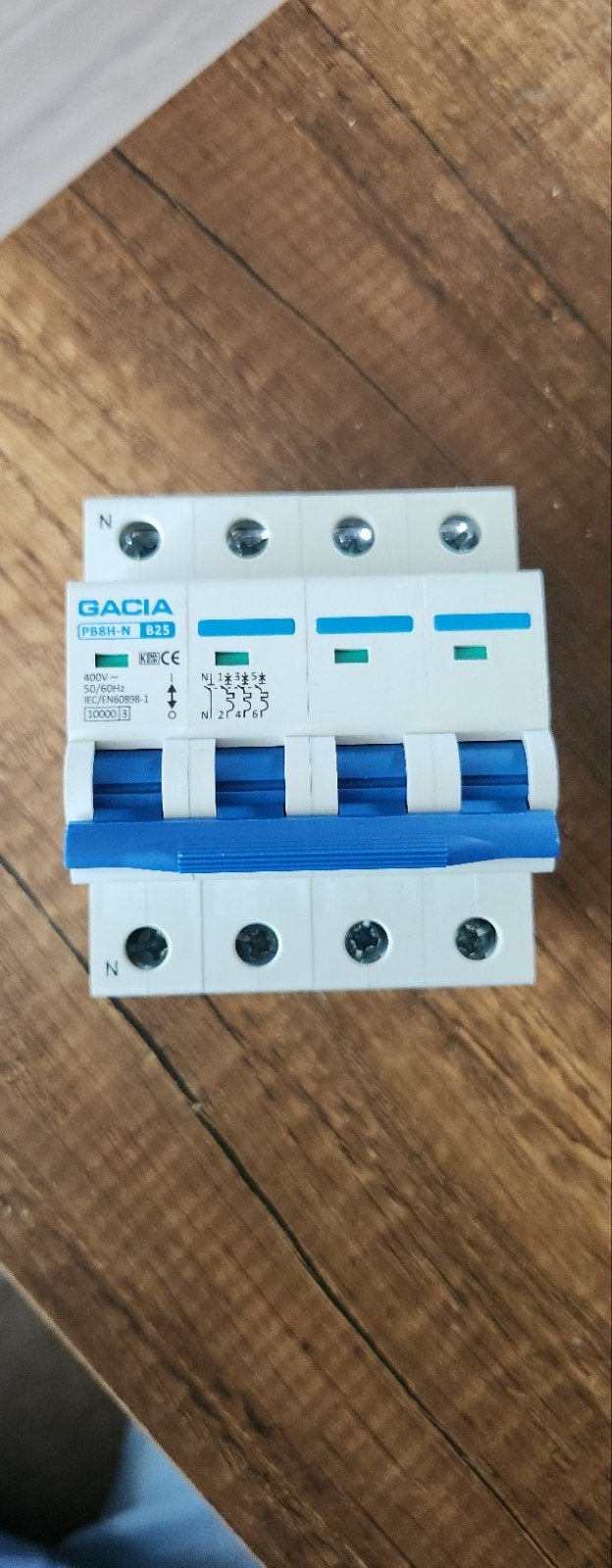 Gacia PB8H-N B25 3fase Installatieautomaat - Nieuw, Ophalen of Verzenden, Nieuw, Overige merken, Installatieautomaat