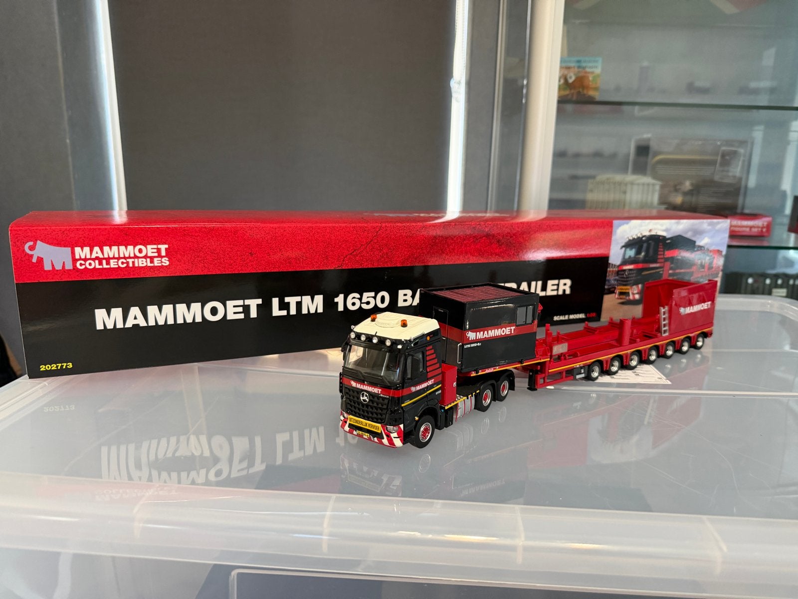 IMC Mercedes Benz Mammoet LTM 1650 Ballasttrailer, Ophalen of Verzenden, Zo goed als nieuw, Overige merken