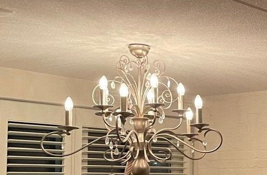 Kroonluchters set of two, Ophalen, Zo goed als nieuw, Metaal, Chandelier