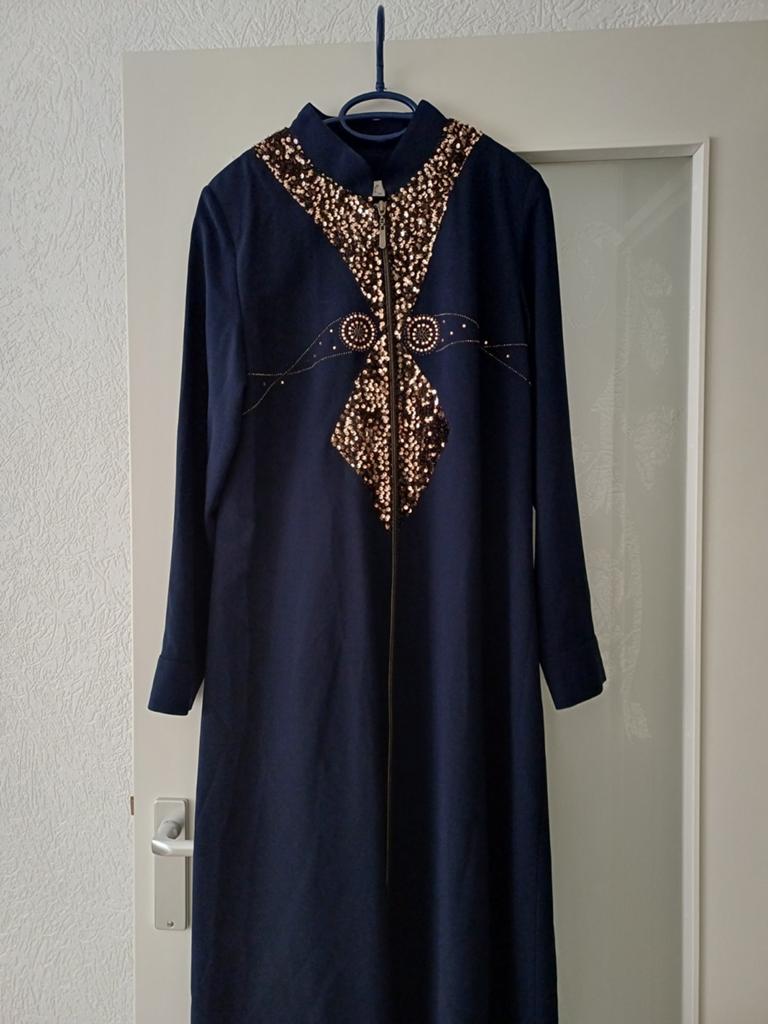 Abiye avonjurk, Ophalen of Verzenden, Zo goed als nieuw, Blauw, Galajurk