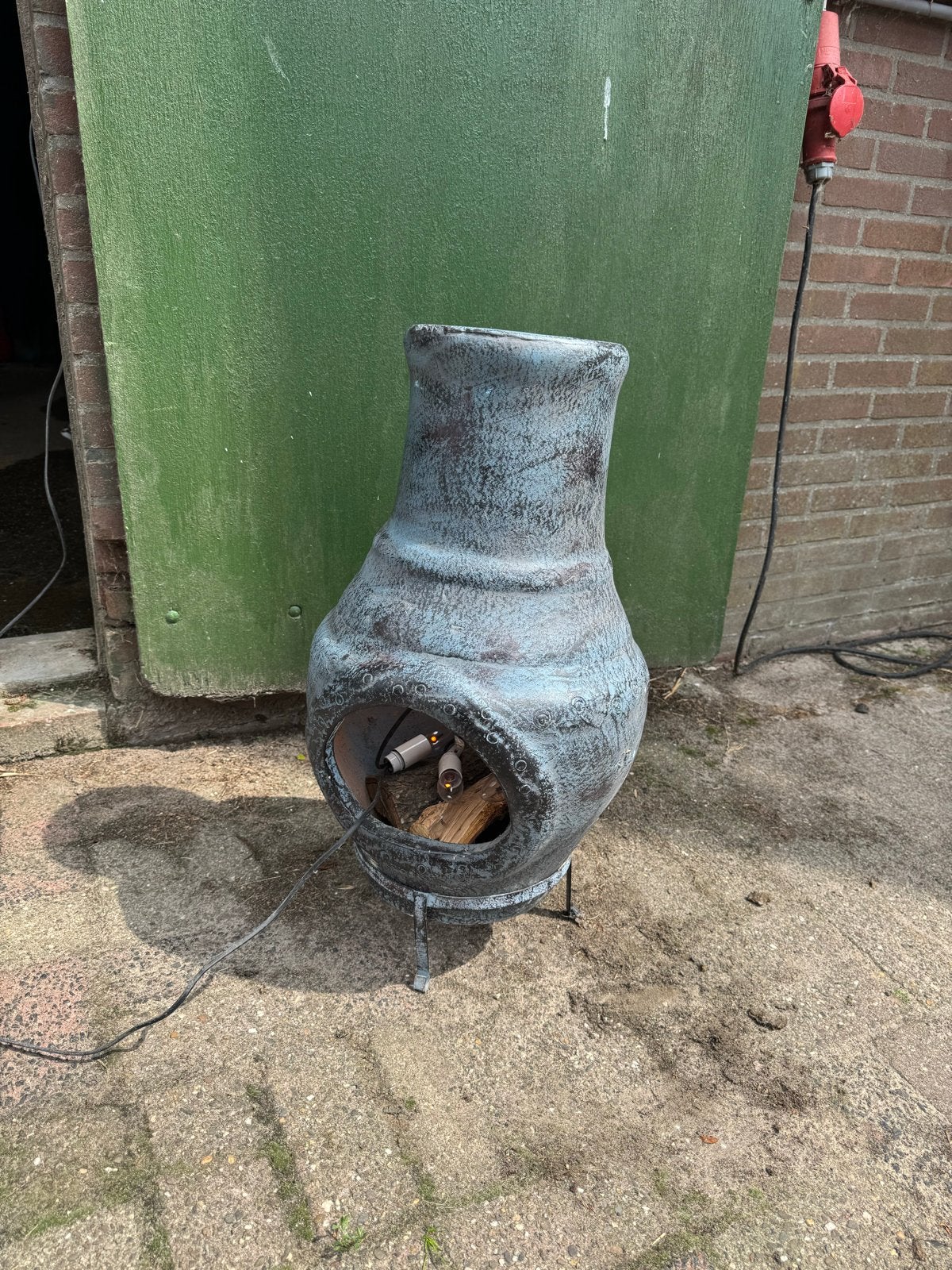 Decoratieve vuurton met LED-verlichting, Ophalen, Nieuw, Vuurton
