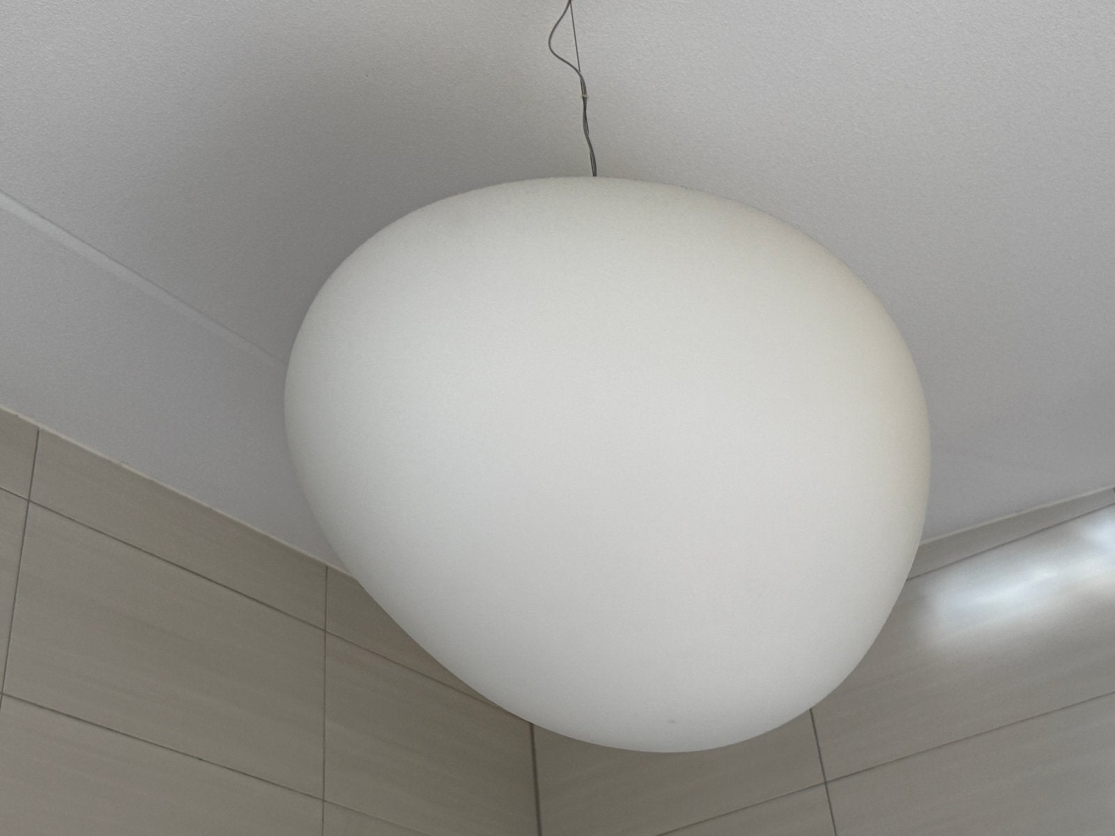 Foscarini Gregg hanglamp - ø 31 x h 26 cm, Ophalen of Verzenden, Zo goed als nieuw, Glas, Modern