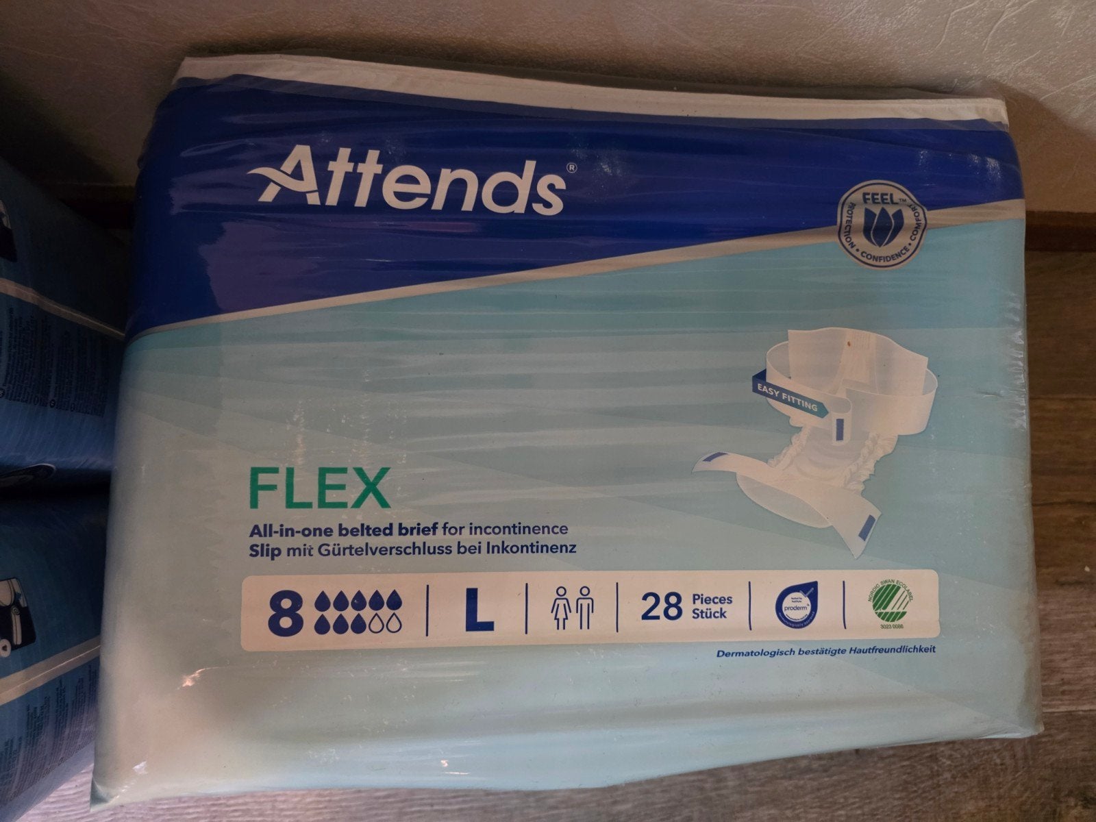 ATTENTS FLEX 8 MAAT L INCONTINENTIEMATERIAAL, Ophalen
