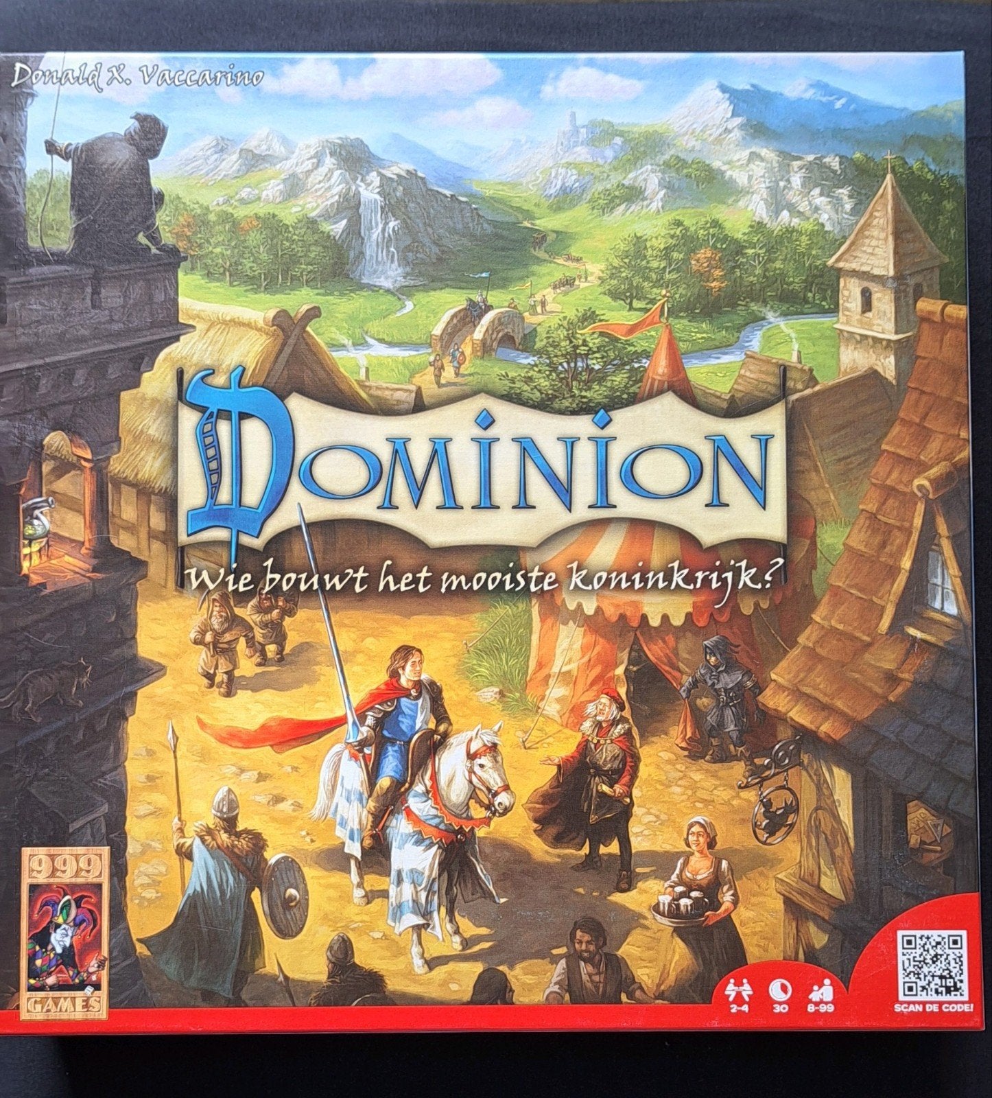 Dominion: Wie bouwt het mooiste Koninkrijk?, Hobby en Vrije tijd, Gezelschapsspellen | Bordspellen, Een of twee spelers, Ophalen of Verzenden