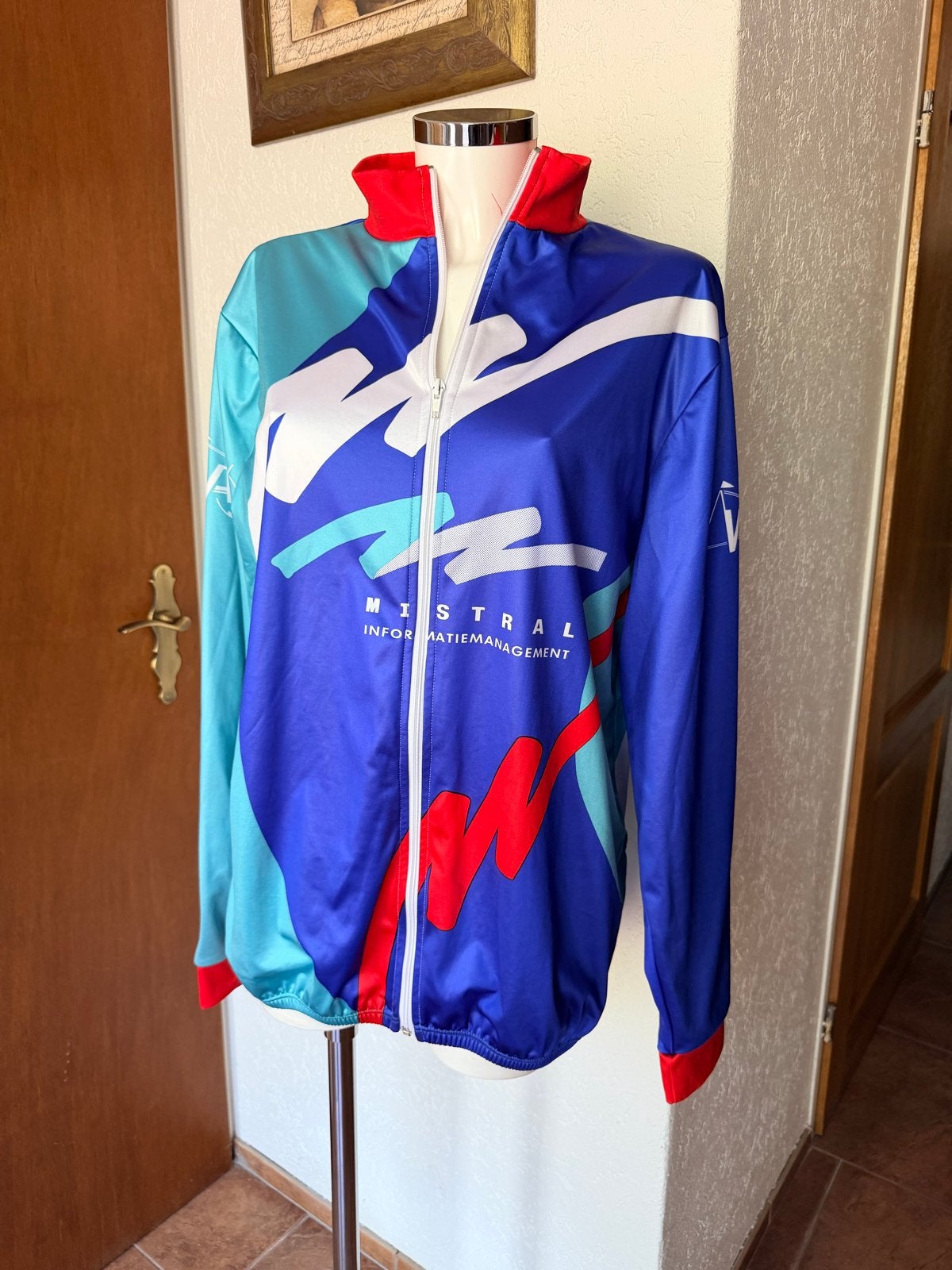 Mistral Sportswear Fietsjack - Maat L, Kleding | Heren, Maat 52/54 (L), Meerkleurig, Ophalen of Verzenden, Zo goed als nieuw