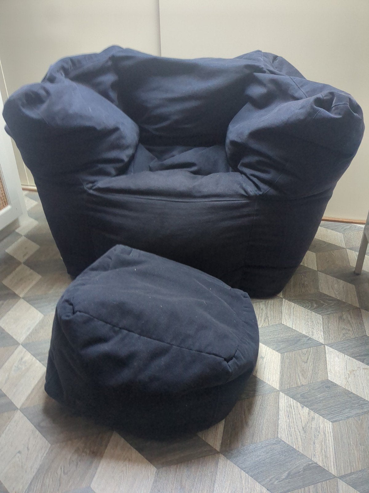 zitzak, Riviera Maison, Ophalen, Zo goed als nieuw, Blauw