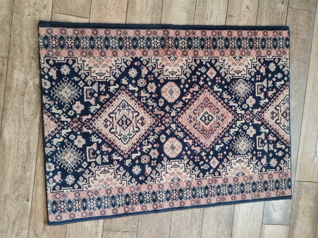 Vintage vloerkleed, deurmat, Heikant 21 Kaatsheuvel, 50 tot 100 cm, Belle Vieille Brocante, Zo goed als nieuw