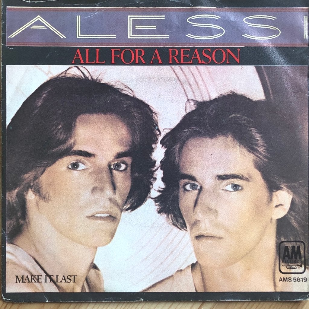 1977	Alessi Brothers		All For A Reason, Cd's en Dvd's, Vinyl Singles, Zo goed als nieuw, Pop, Fotohoes, Originele persing, 7 inch