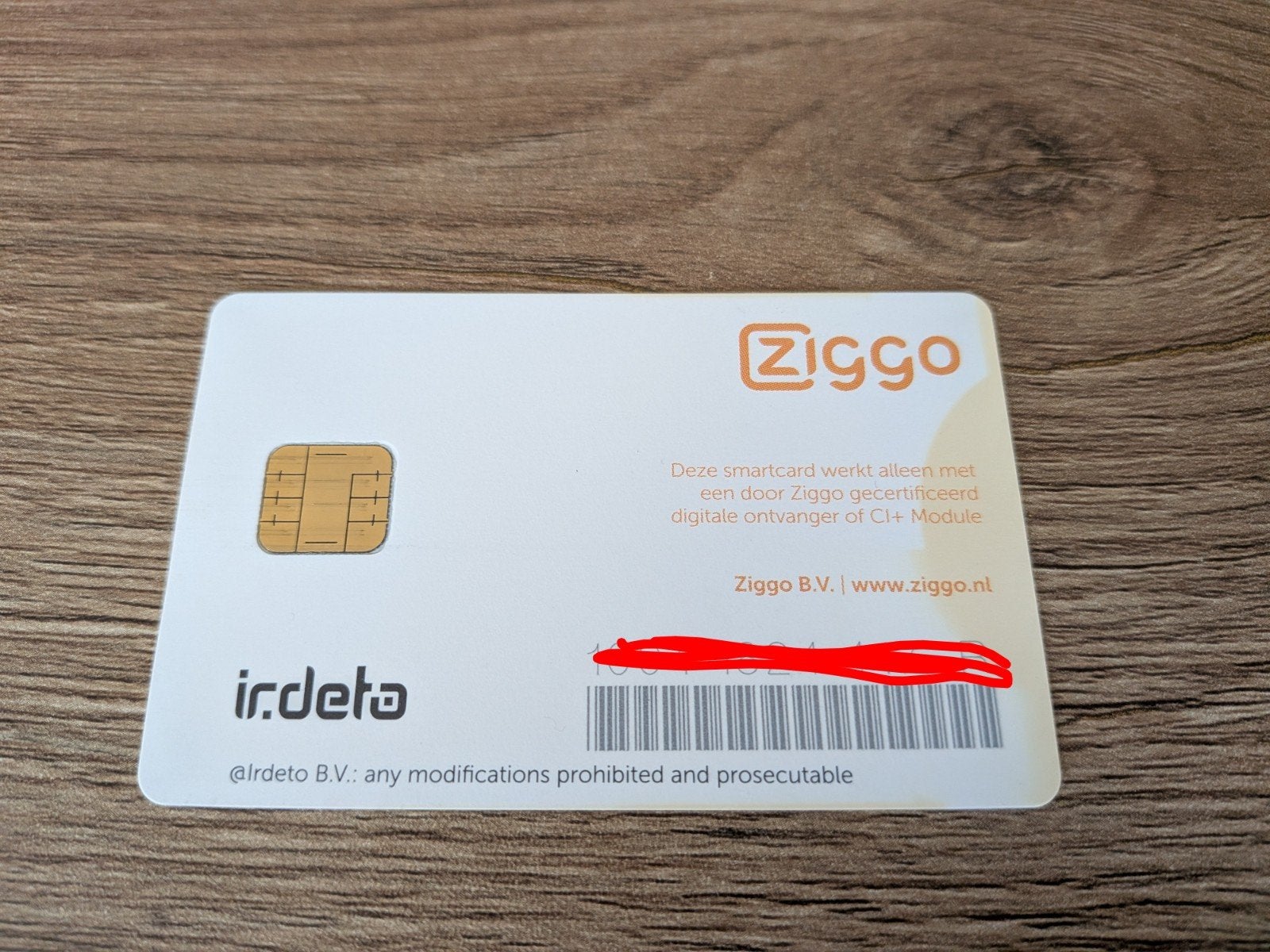 Ziggo Smartcard - Digitale TV Ontvanger, Ophalen of Verzenden, Zo goed als nieuw