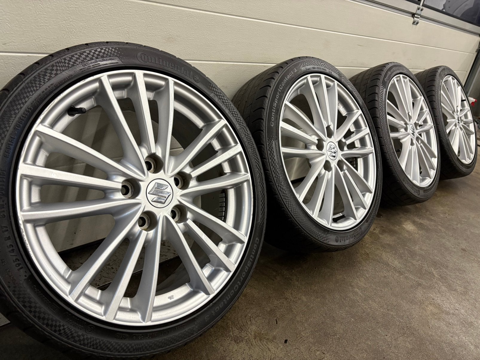 17 inch Suzuki Swift sport velgen zomer 5x114.3, Auto-onderdelen, Banden en Velgen, Gebruikt, Banden en Velgen, 17 inch, Ophalen of Verzenden