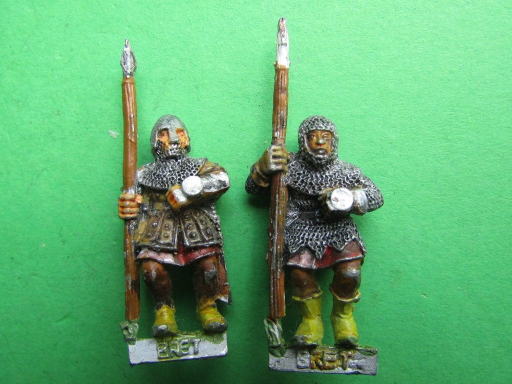 Bretonian Men at Arms / Spearmen, Hobby en Vrije tijd, Wargaming, Met verf, Verzenden, Figuurtje(s), Warhammer