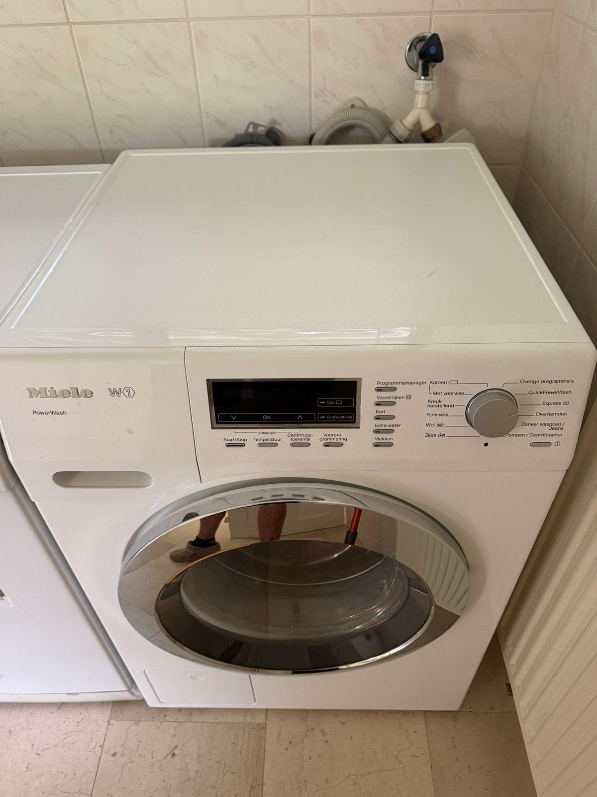 Miele W1 PowerWash Wasmachine - Zo goed als nieuw, 1200 tot 1600 toeren, 8 tot 10 kg, Ophalen of Verzenden, Zo goed als nieuw