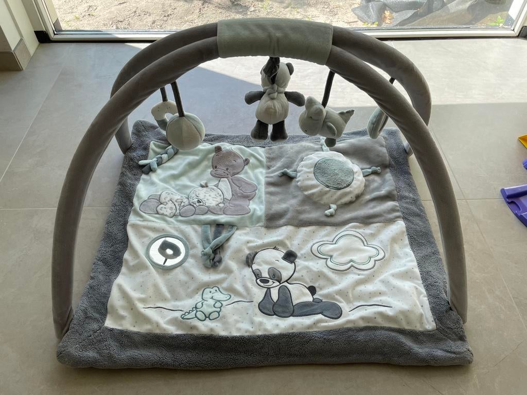 Nattou Babygym met 25 activiteiten nieuw!, Ophalen, Nieuw, Speelkleed