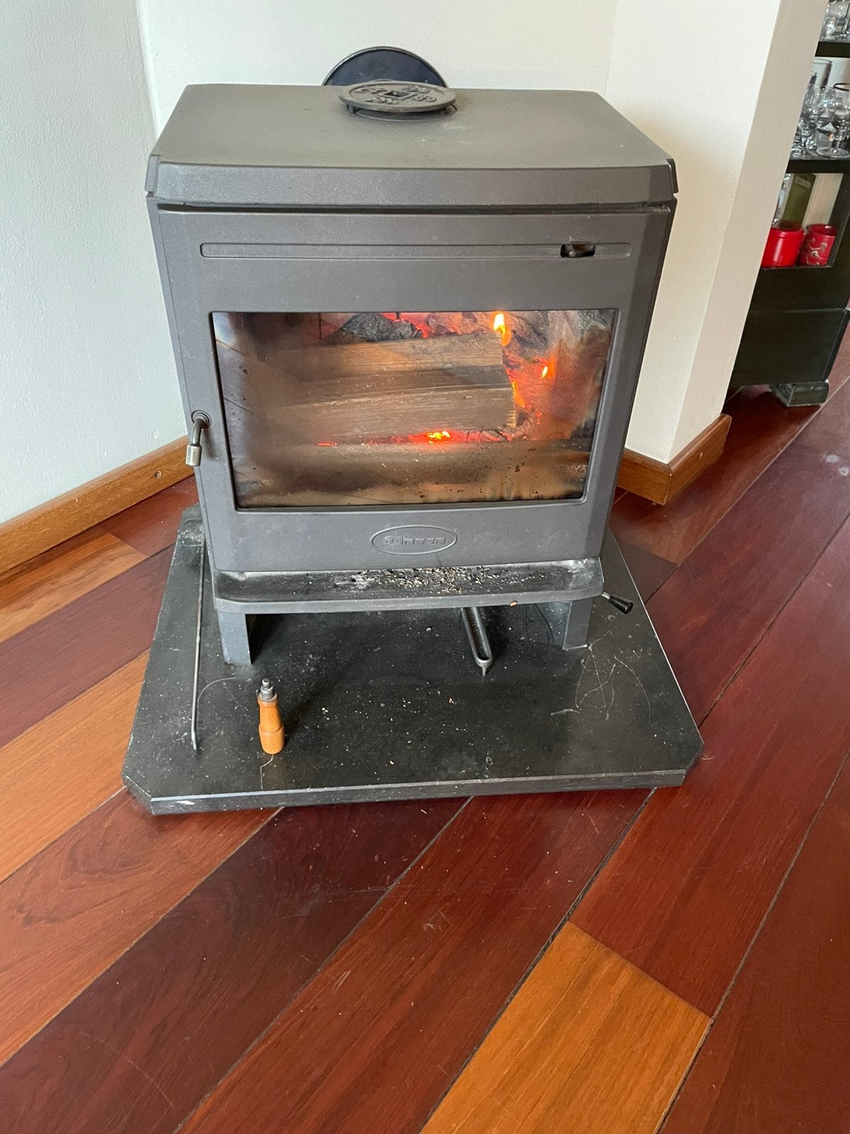 Dovre houtkachel 7kW te koop, Ophalen, Gebruikt, Houtkachel, Vrijstaand