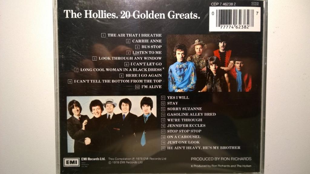 The Hollies - 20 Golden Greats, Ophalen of Verzenden, Zo goed als nieuw, Poprock