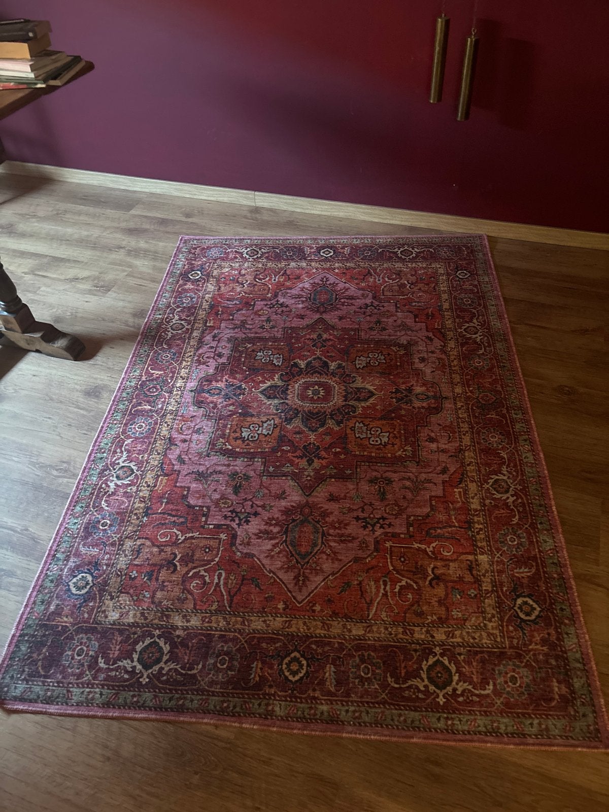Rood/Roze Oosters Tapijt - 120x170 cm, Huis en Inrichting, Ophalen, 100 tot 150 cm, Zo goed als nieuw, 150 tot 200 cm