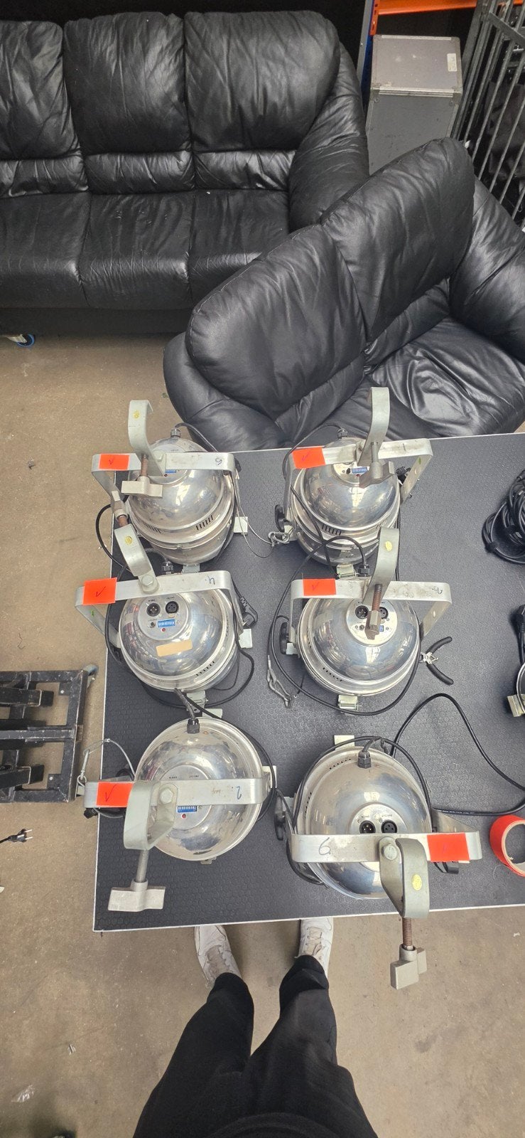 showtec letpar 64s rgb dmx (set van 6), Ophalen
