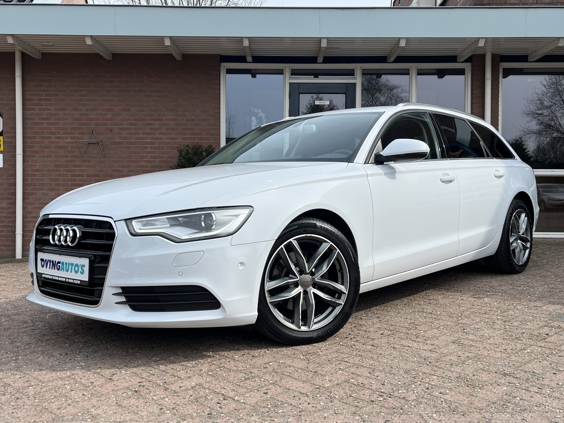Audi A6 Avant 2.0 TDI ultra Sport Edition | Trekhaak | Stoel, Auto's, Automatische klimaatregeling, Wit, Diesel, 22 km/l