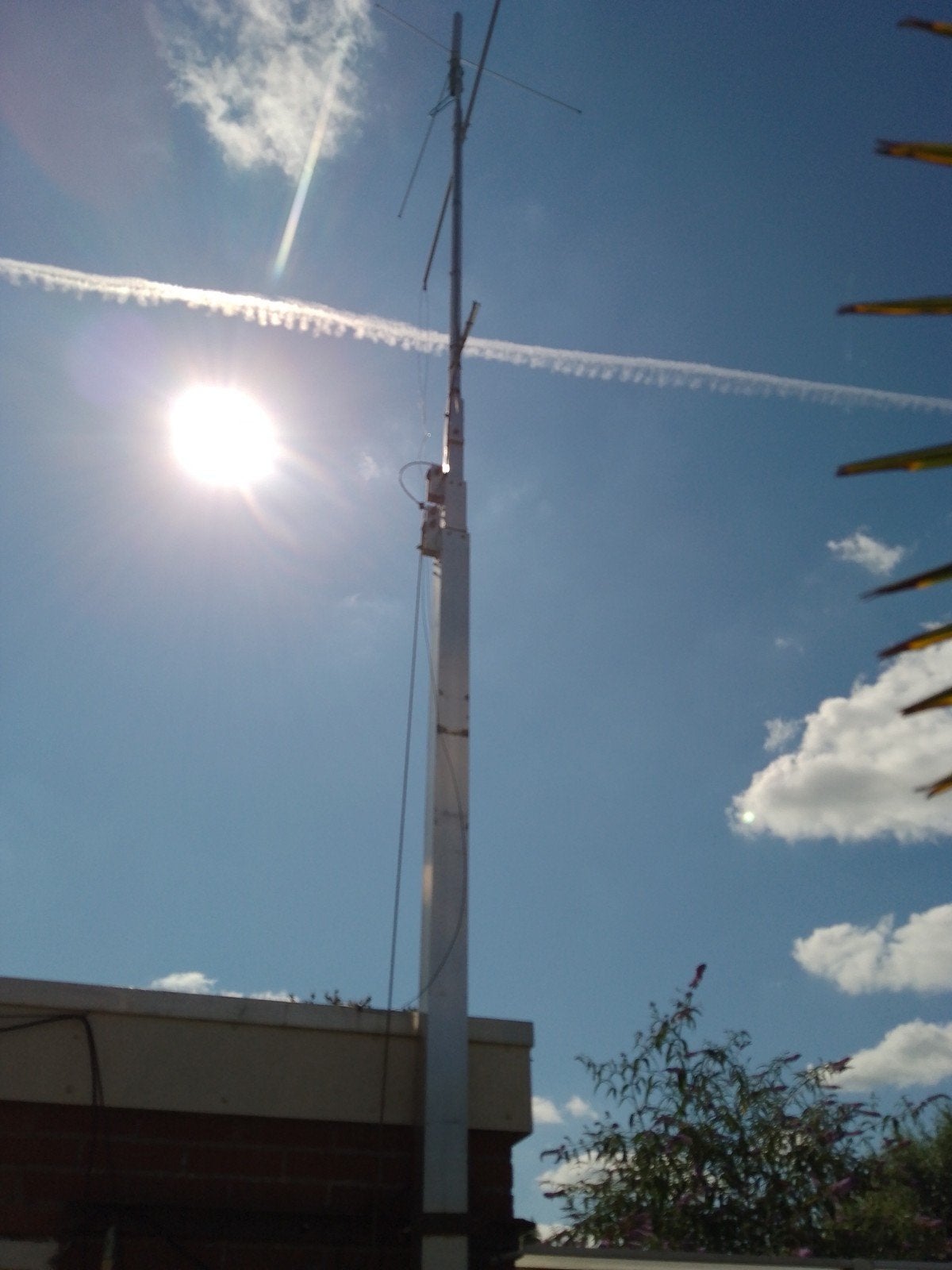 aluminium koker mast, Ophalen, Zo goed als nieuw, Mast