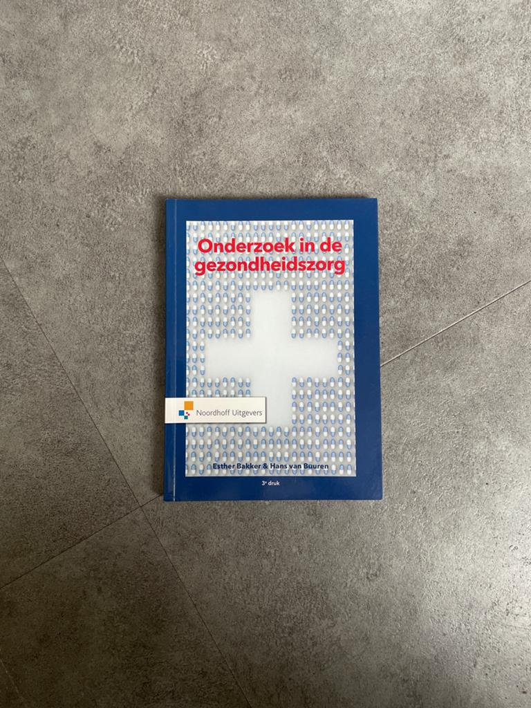 Onderzoek in de Gezondheidszorg - Esther Bakker, Boeken, Ophalen of Verzenden, Gamma, Nieuw, HBO