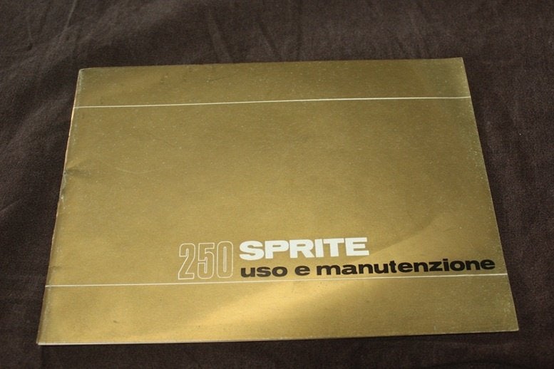 Benelli 250cc Sprite 1969 uso e manutenzione, Ophalen of Verzenden, Overige merken