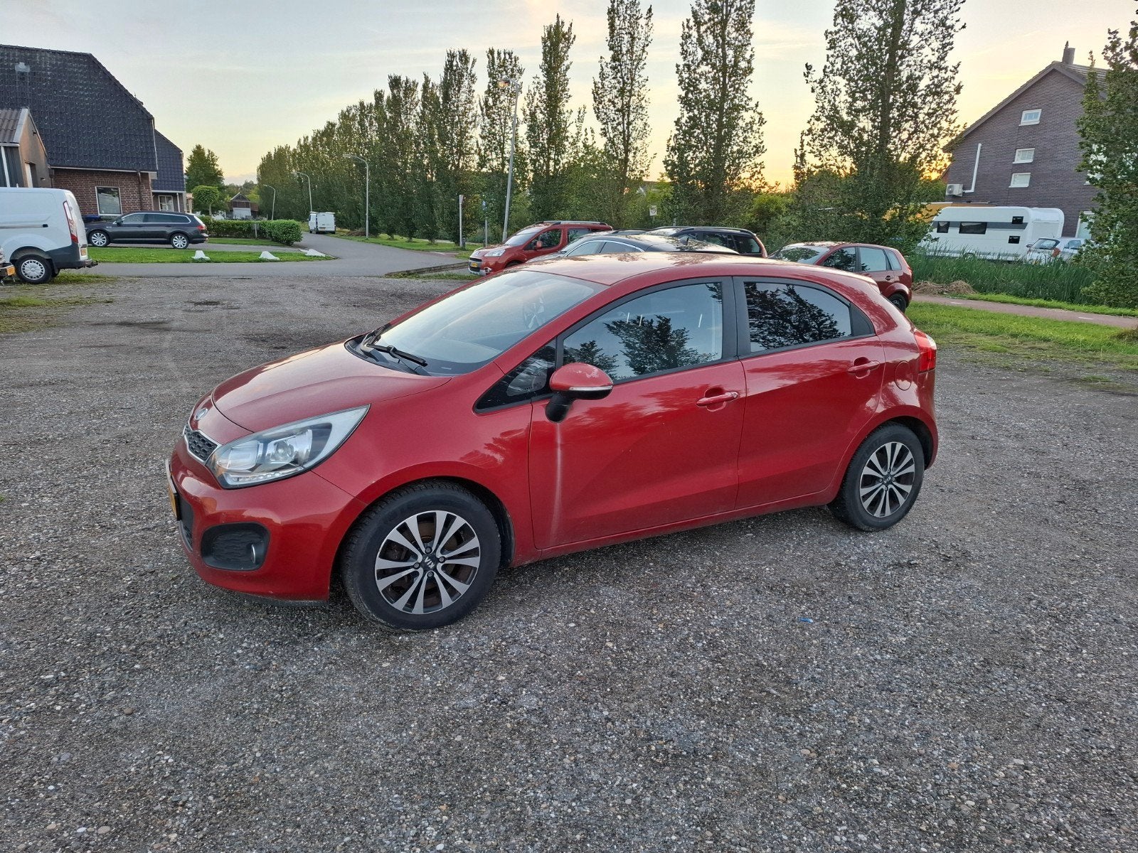 Kia rio 2012 rood, Auto's, Handgeschakeld, Particulier, Rio, Rood