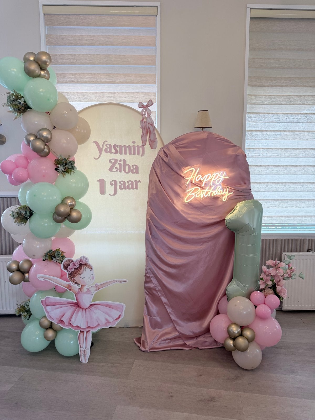 Backdrop in elk thema, Ophalen, Nieuw, Versiering, Verjaardag