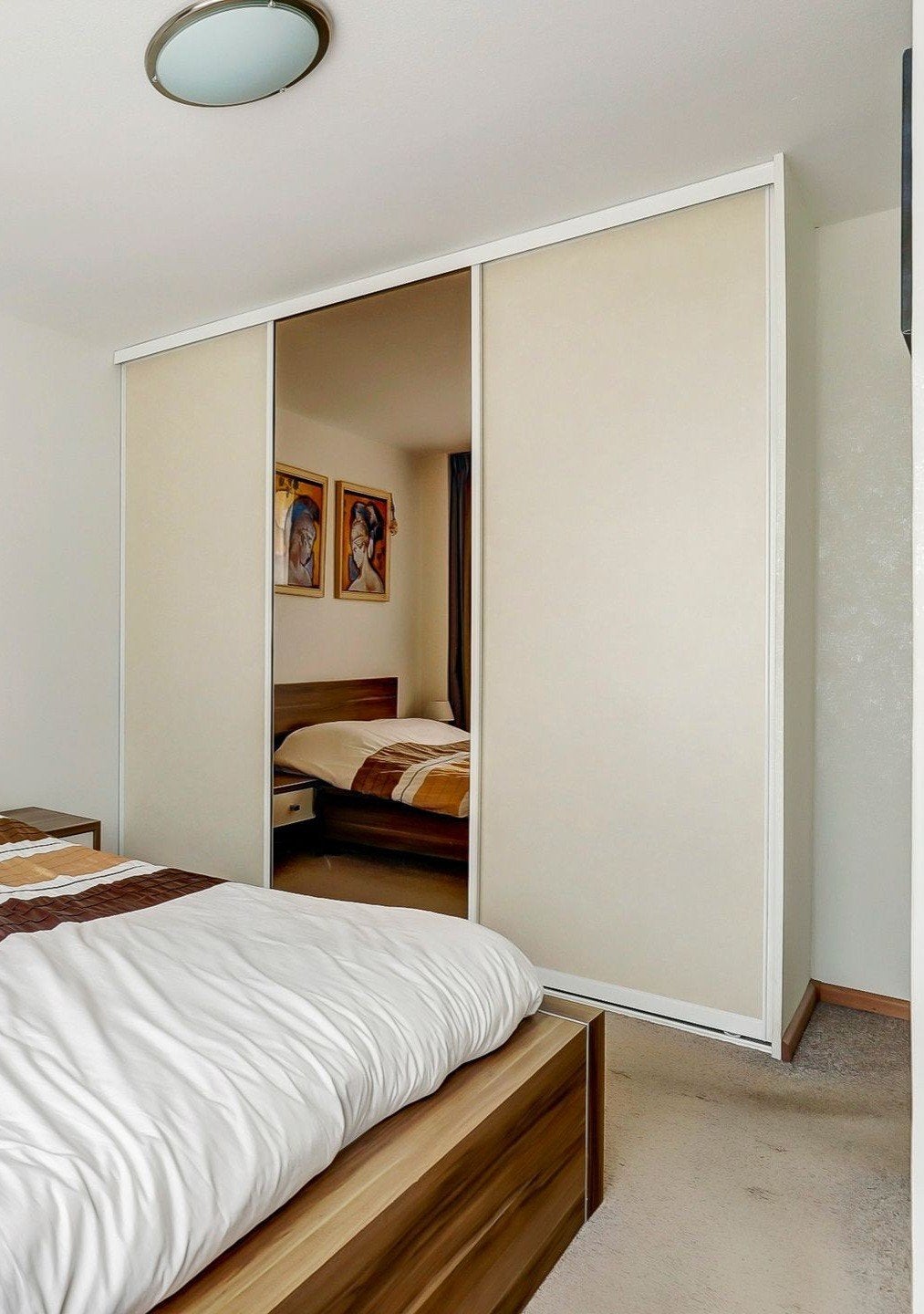 Schuifdeuren voor kast - 77x239cm, Ophalen, Gebruikt, 200 cm of meer, 50 tot 100 cm
