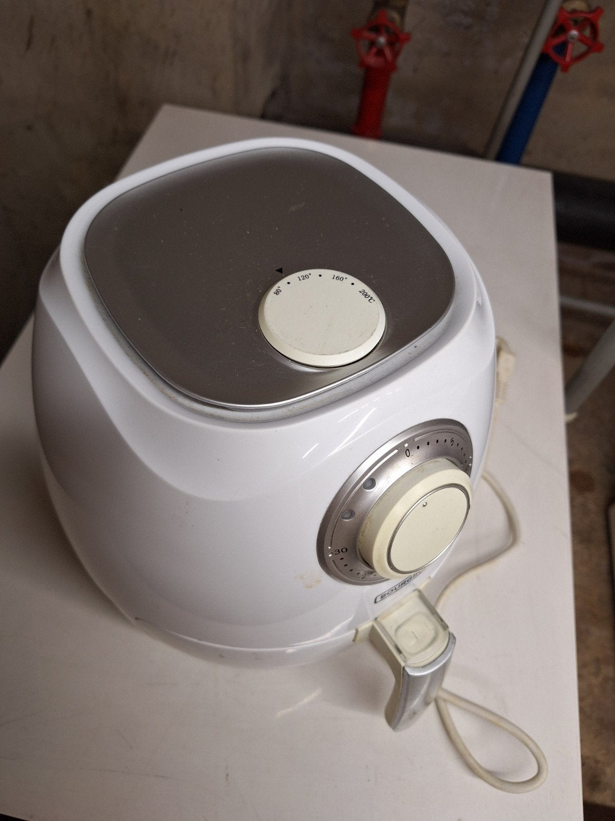 Bourgini Airfryer – werkt nog goed – compact model, Ophalen, Zo goed als nieuw, Airfryer