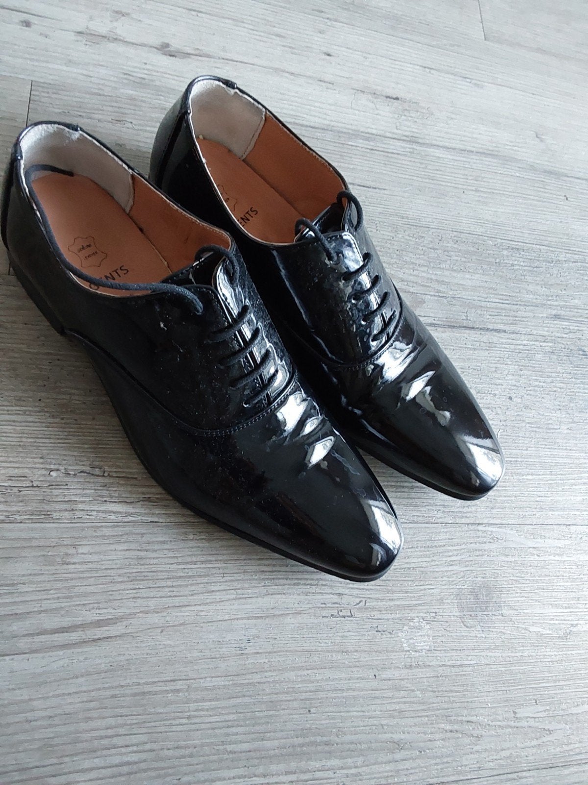lakschoenen zwart 46, Ophalen
