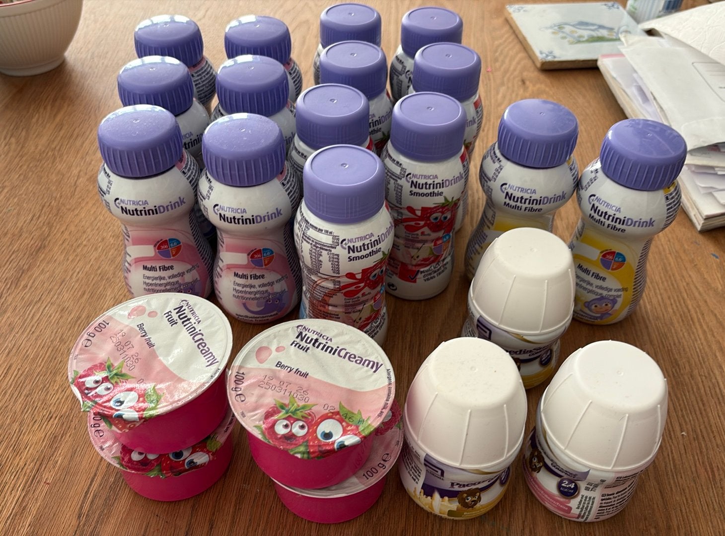 Nutridrinks paedisure voor kinderen, Ophalen