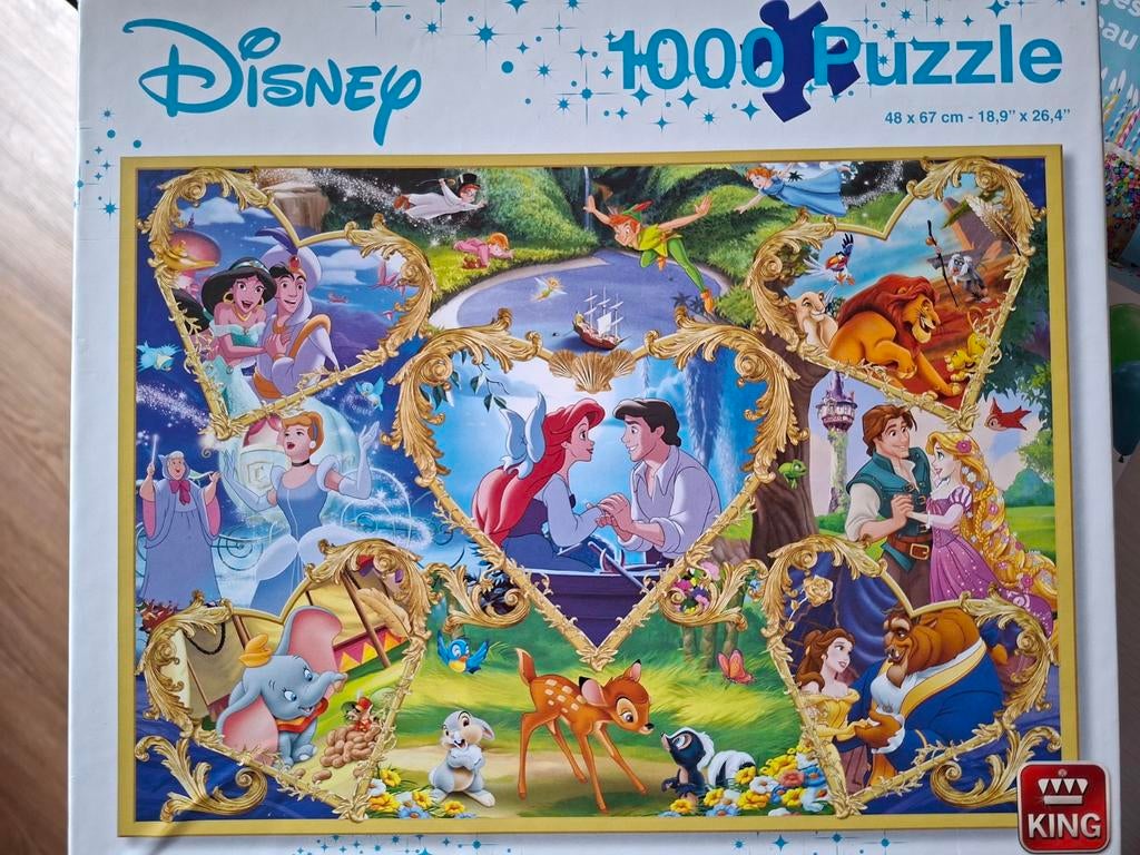 Puzzels Disney en Jan van Haasteren, Ophalen of Verzenden, 500 t/m 1500 stukjes, Zo goed als nieuw
