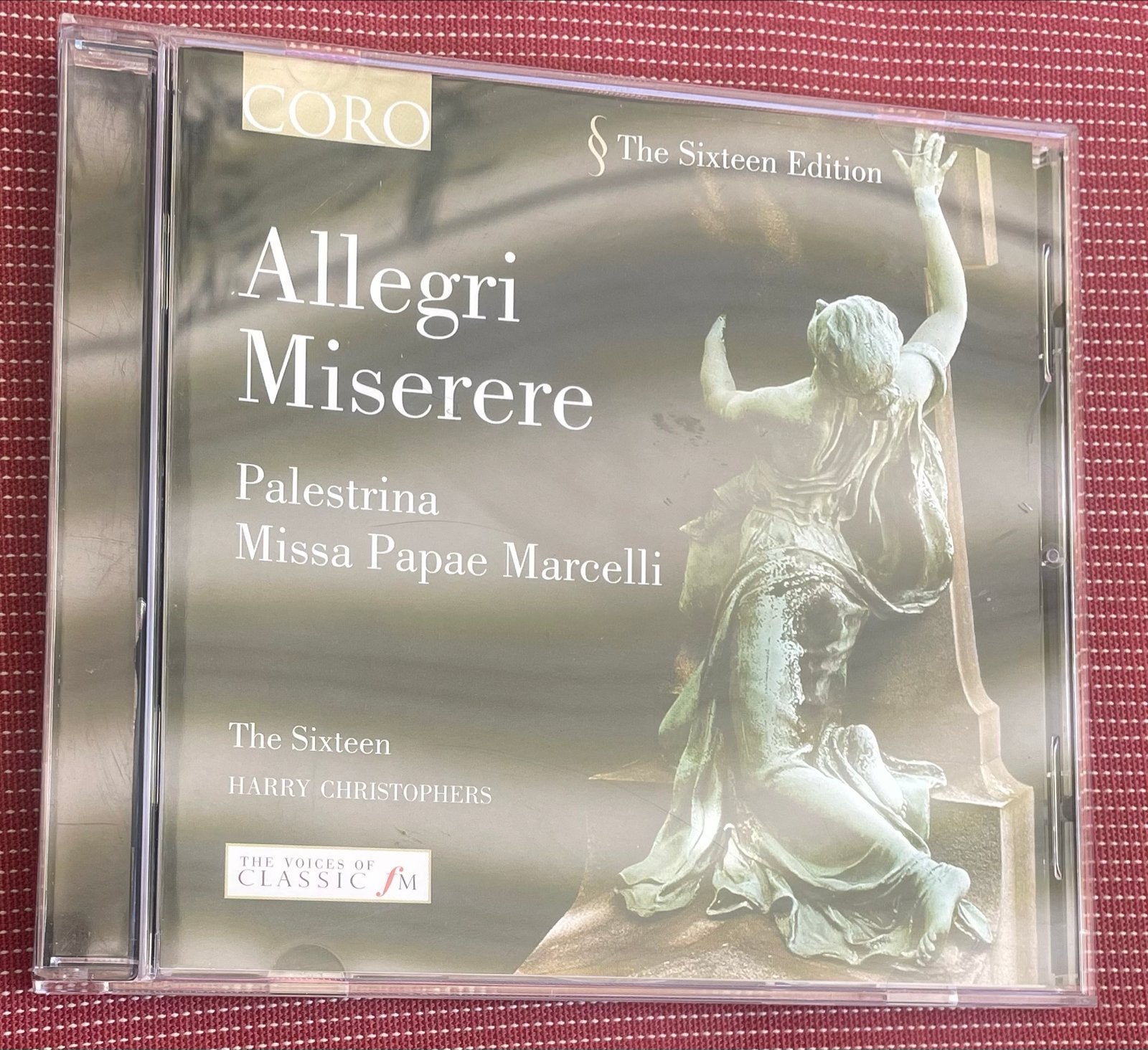Allegri Miserere & Palestrina Missa Papae Marcelli CD, Zo goed als nieuw, Inclusief boekje, Middeleeuwen en Renaissance, Ophalen of Verzenden
