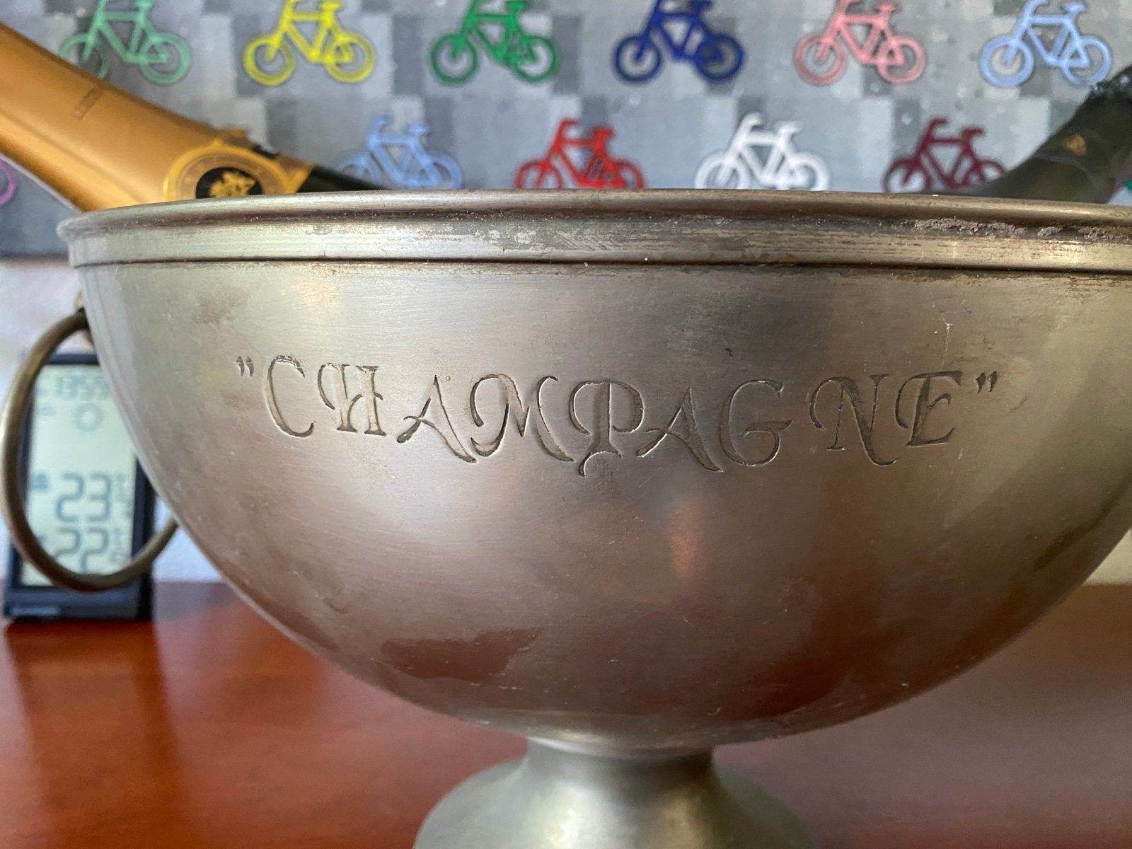 Vintage Champagnekoeler - met handvatten, Ophalen of Verzenden