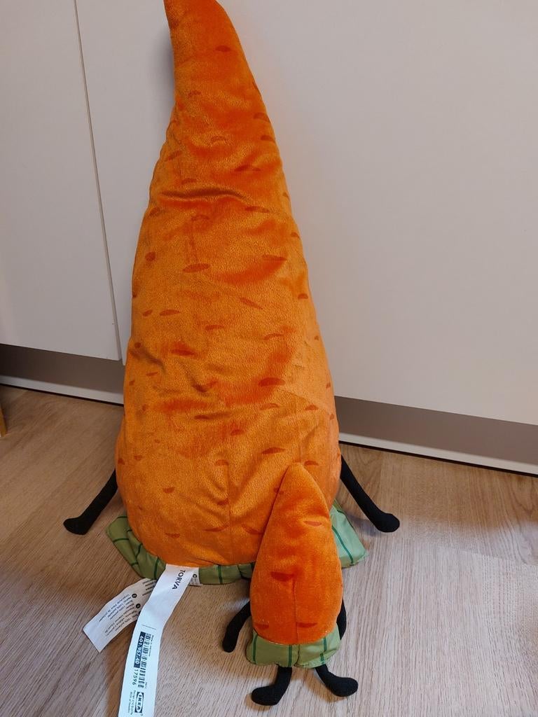 IKEA wortel knuffel + kleine versie torva, Ophalen of Verzenden