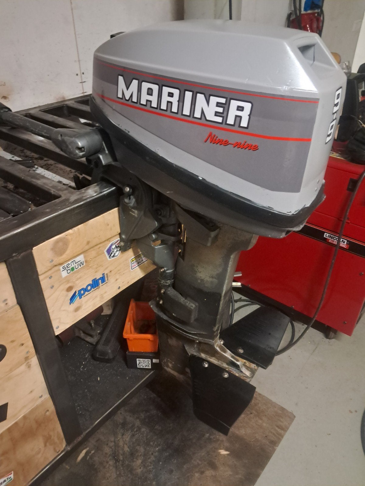 marinier 9.9 pk, Ophalen, Gebruikt, Benzine