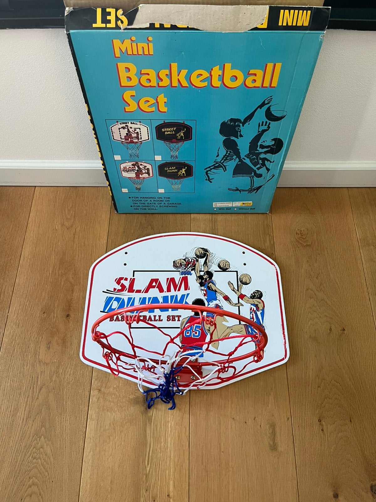 Nieuwe Mini basketbalset met ring en net, Verzenden, Nieuw, Ring, Bord of Paal