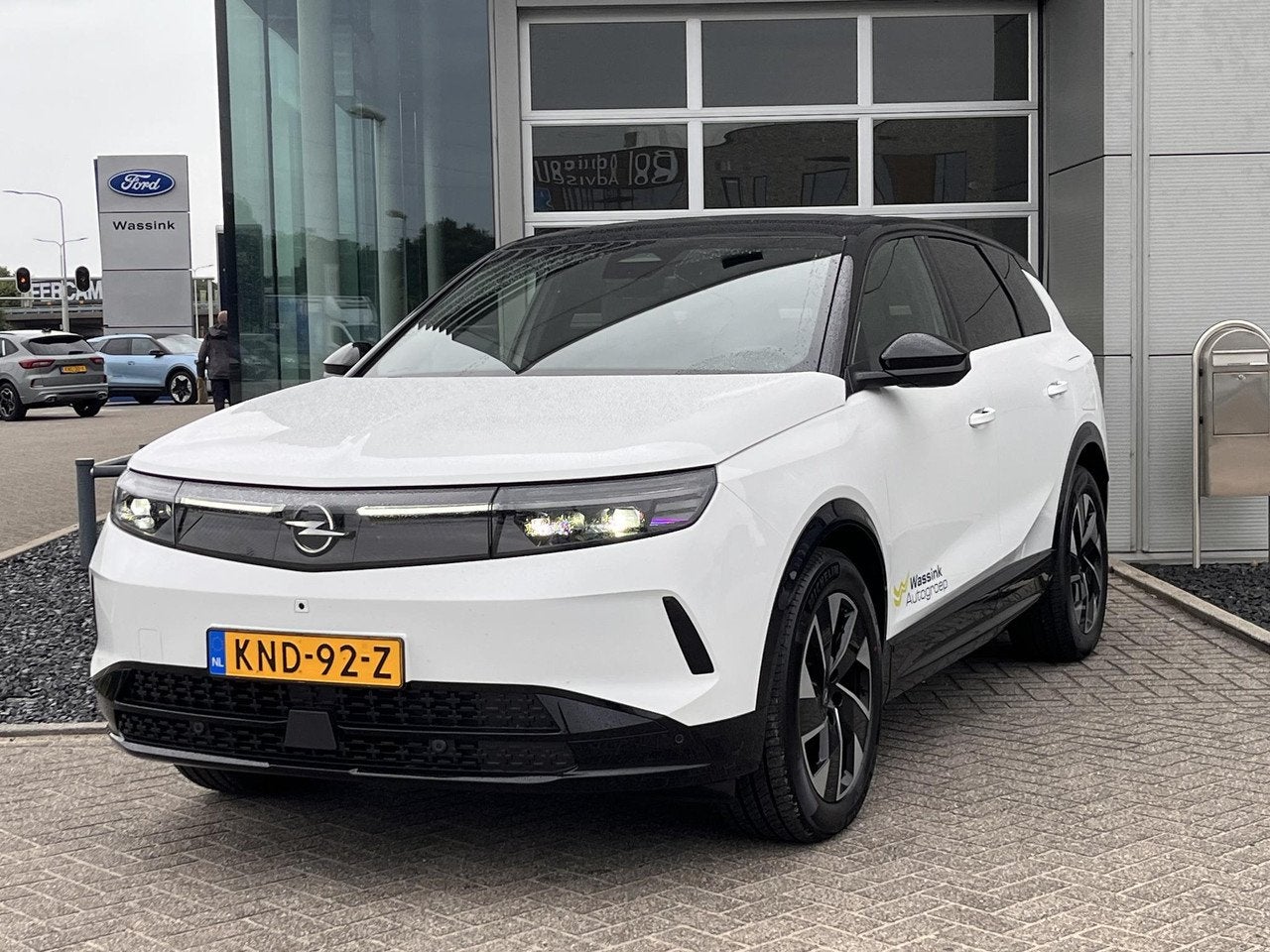 Opel Grandland Electric GS 73 kWh Stoel verwarming | Stuurve, Gebruikt, 213 pk, SUV of Terreinwagen, Te koop