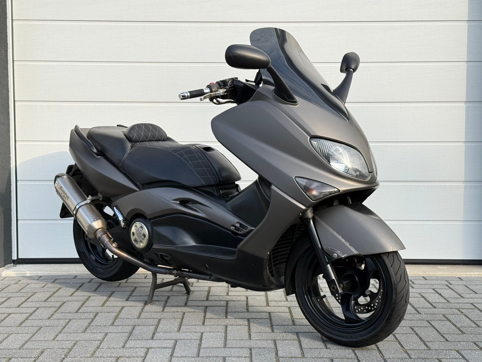 Yamaha T-Max 500 | Akrapoviç | Malossi | 2003, Scooter, Sportuitlaat, Particulier, Automaat