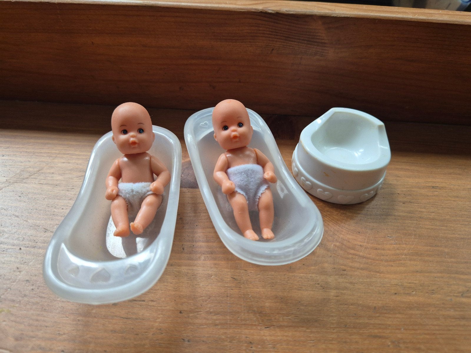 Simba toys baby popjes met bad en potje, Ophalen of Verzenden