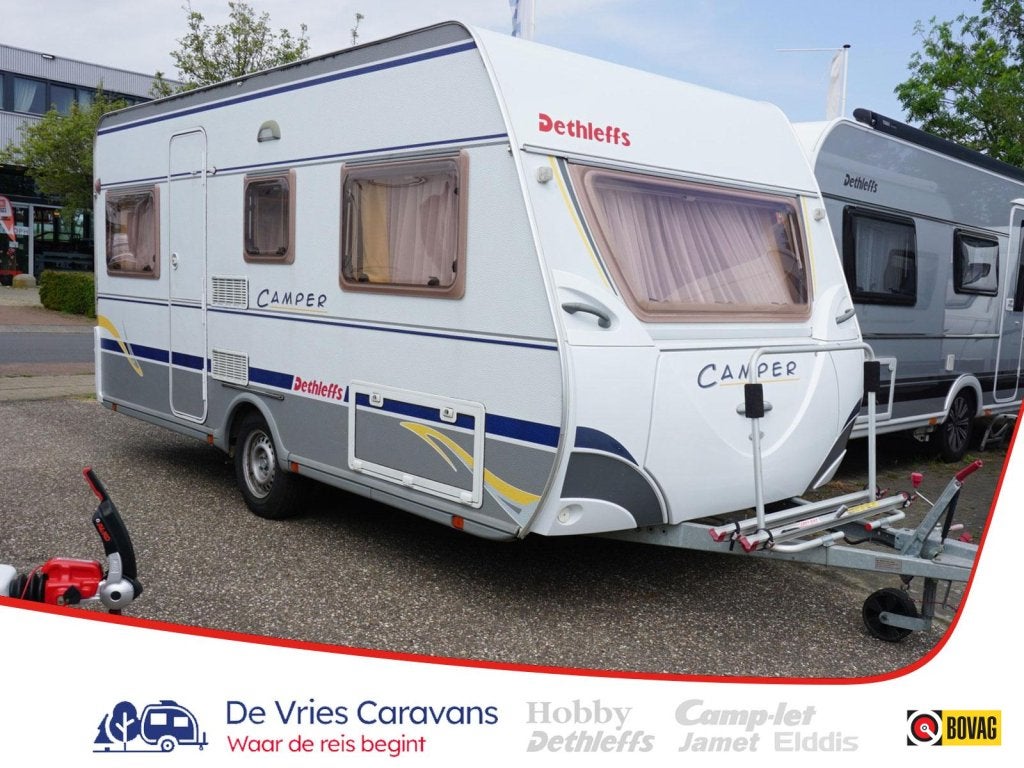 Dethleffs Camper 460 DB Luifel + zijwanden,mover, Rondzit, Bedrijf, Schokbreker, Tot en met 4