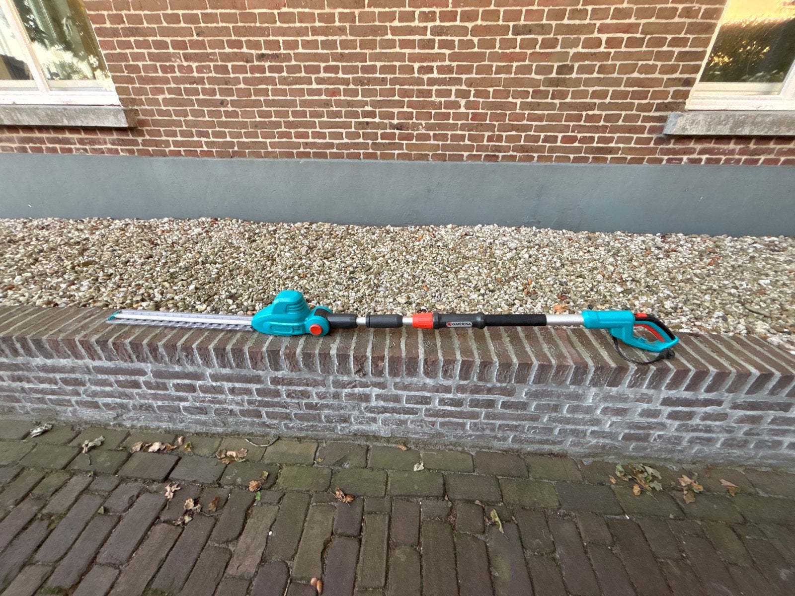 Gardena THS 500/48 telescopische heggenschaar - ZGAN, Tuin en Terras, Heggenscharen, Ophalen, Zo goed als nieuw, Elektrisch