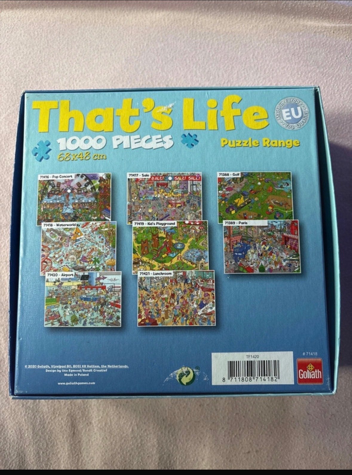 That's Life 1000 stukjes puzzel - Goliath, Ophalen of Verzenden, 500 t/m 1500 stukjes, Zo goed als nieuw, Legpuzzel