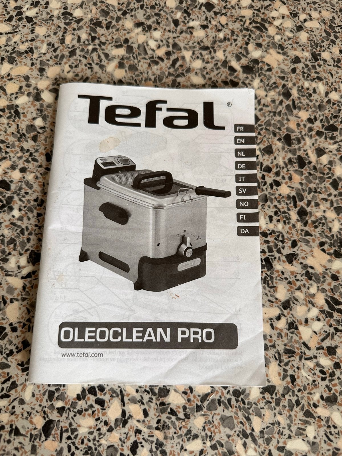 Tefal OleoClean Friteuse - Automatische Oliefiltratie, Witgoed en Apparatuur, 3 tot 4 liter, Ophalen, Gebruikt, Uitneembare binnenpan