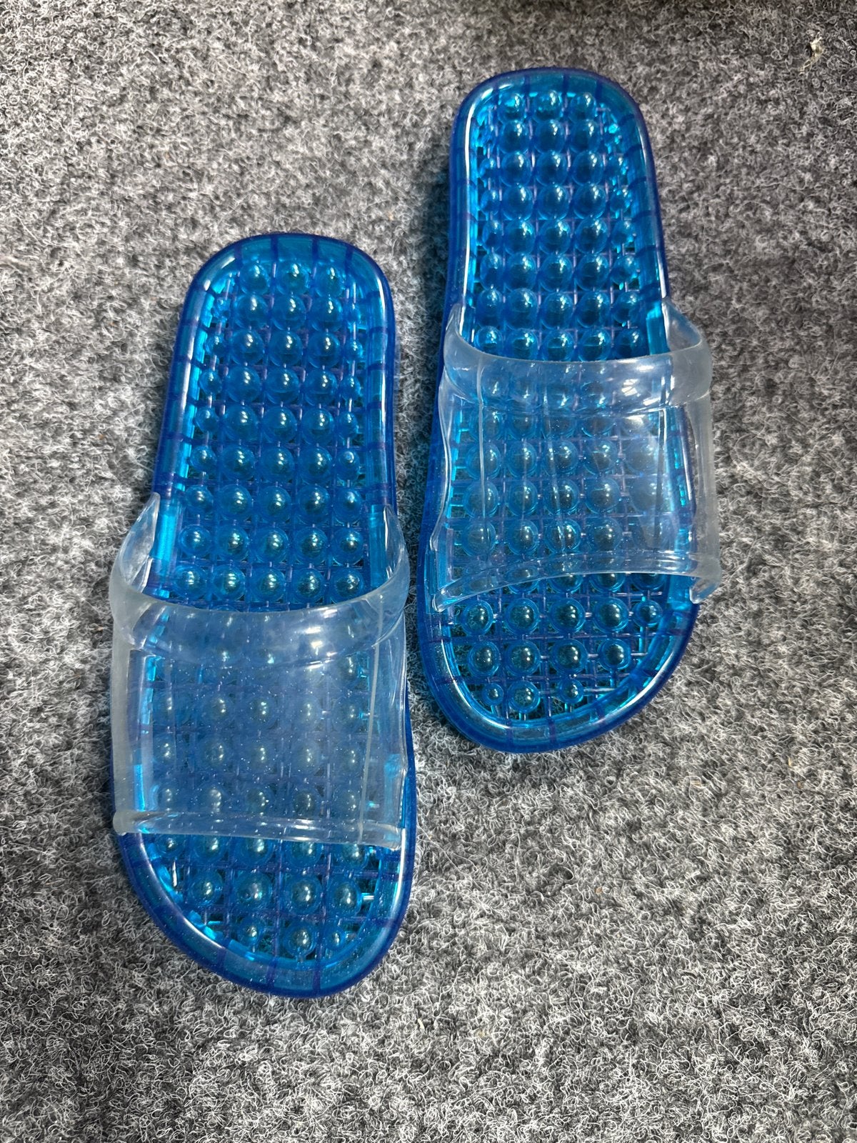 Massage Slippers - Goed voor de bloedsomloop, Ophalen of Verzenden, Nieuw, Blauw, Slippers