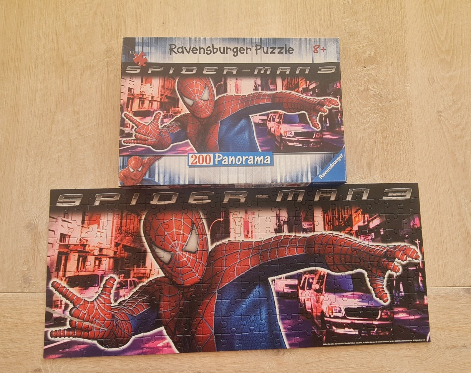 Spider-Man 3 Puzzel, Ophalen of Verzenden, Minder dan 500 stukjes, Gebruikt, Legpuzzel