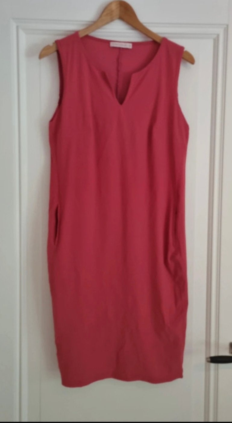Rood Studio Anneloes Simplicity Sleeveles Jurkje in XS, Verzenden, Zo goed als nieuw, Maat 34 (XS) of kleiner, Rood