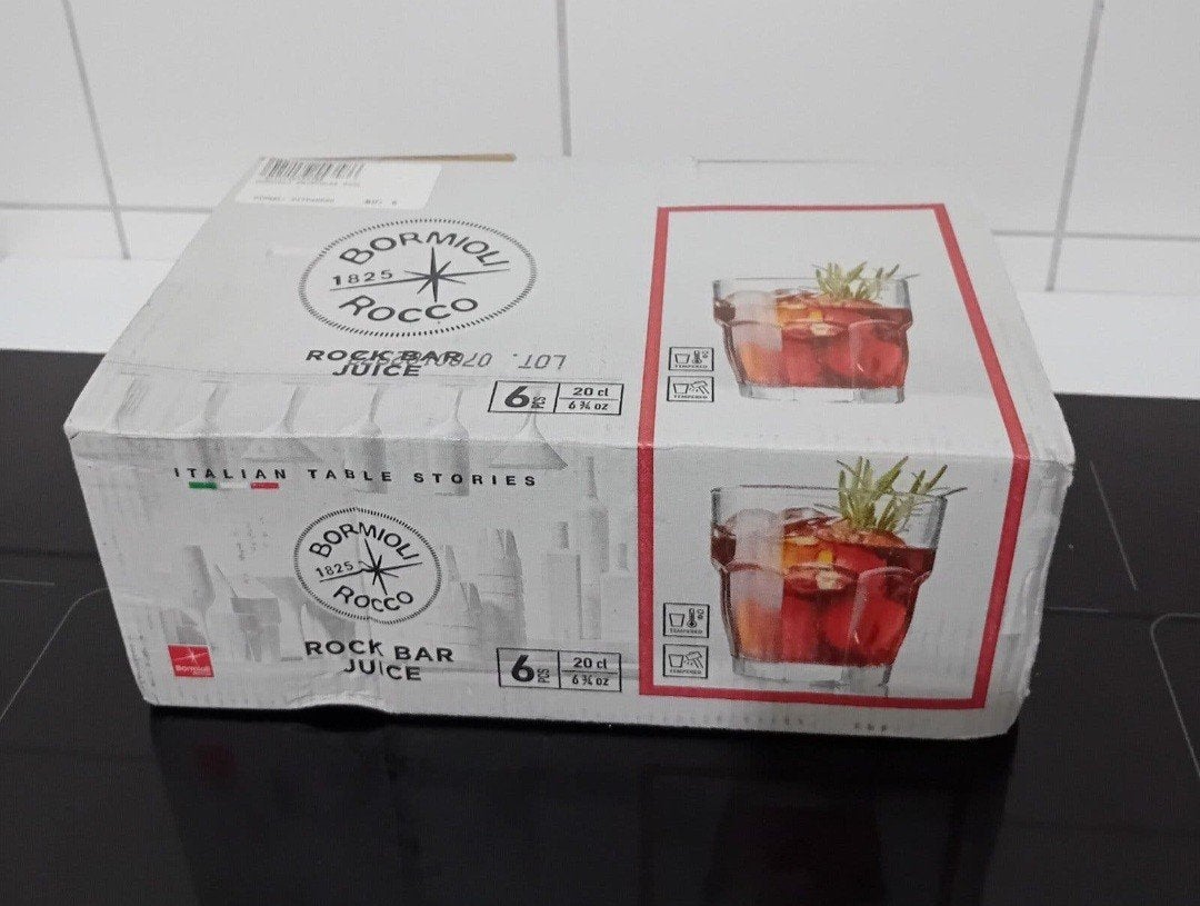 Mooie Waterglazen/Drinkglazen Set 6 stuks. Nieuw!, Ophalen, Nieuw, Glas