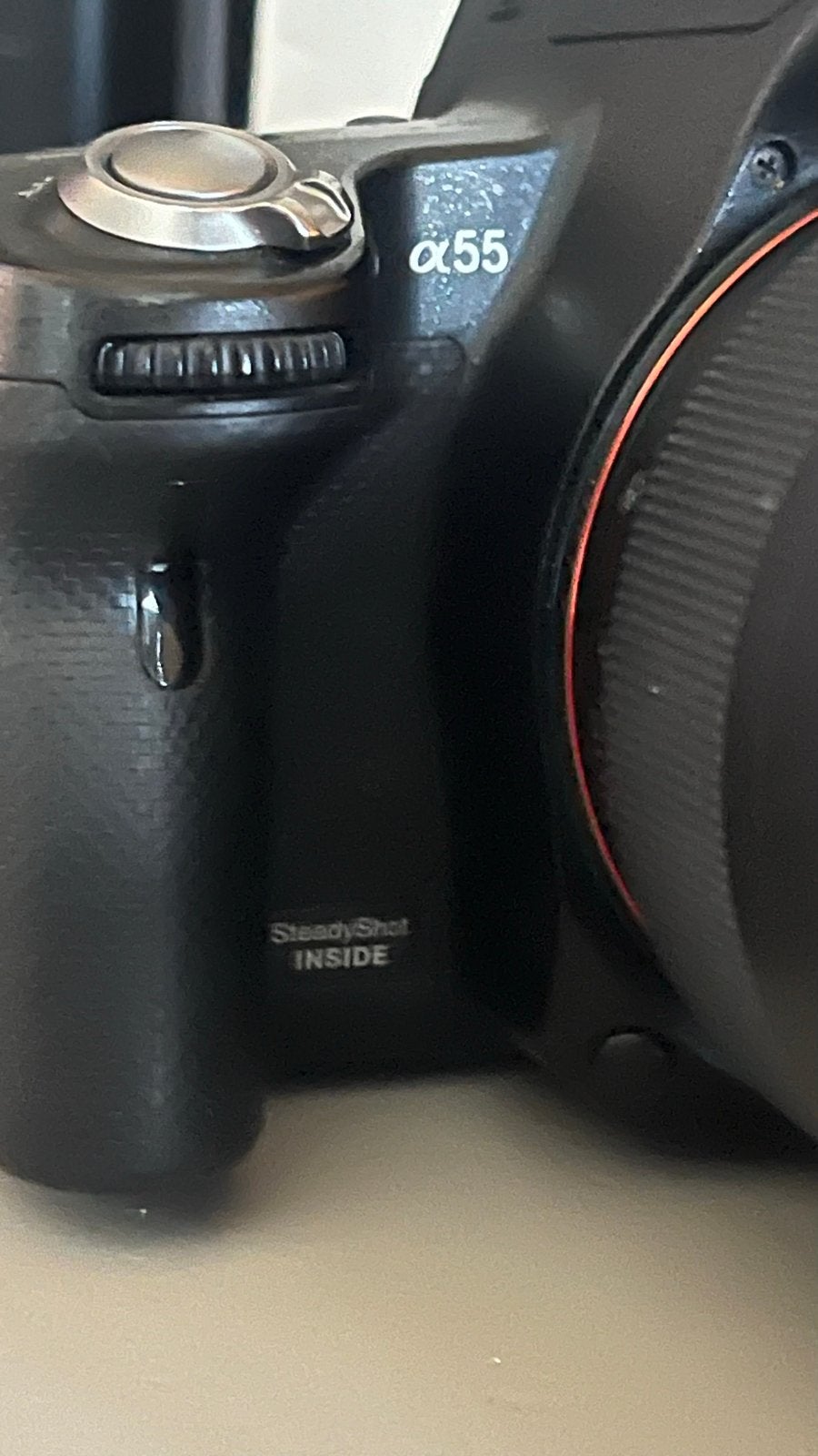 Sony Alpha a55 DSLR met Carl Zeiss lens en accessoires, Ophalen, Gebruikt, Spiegelreflex, Beeldstabilisatie